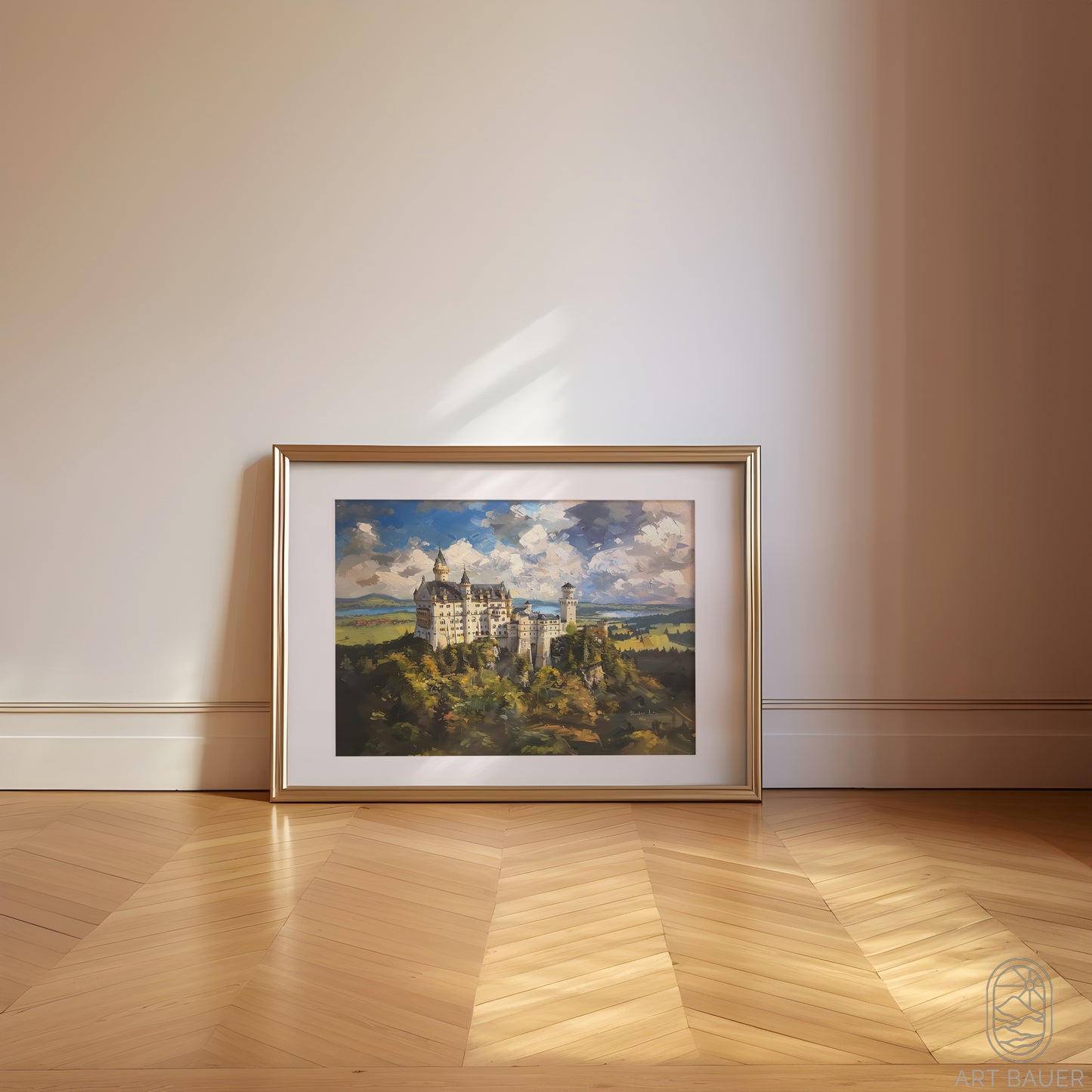 Neuschwanstein in Summer | Framed Print | Ingall Nocturne, 2024