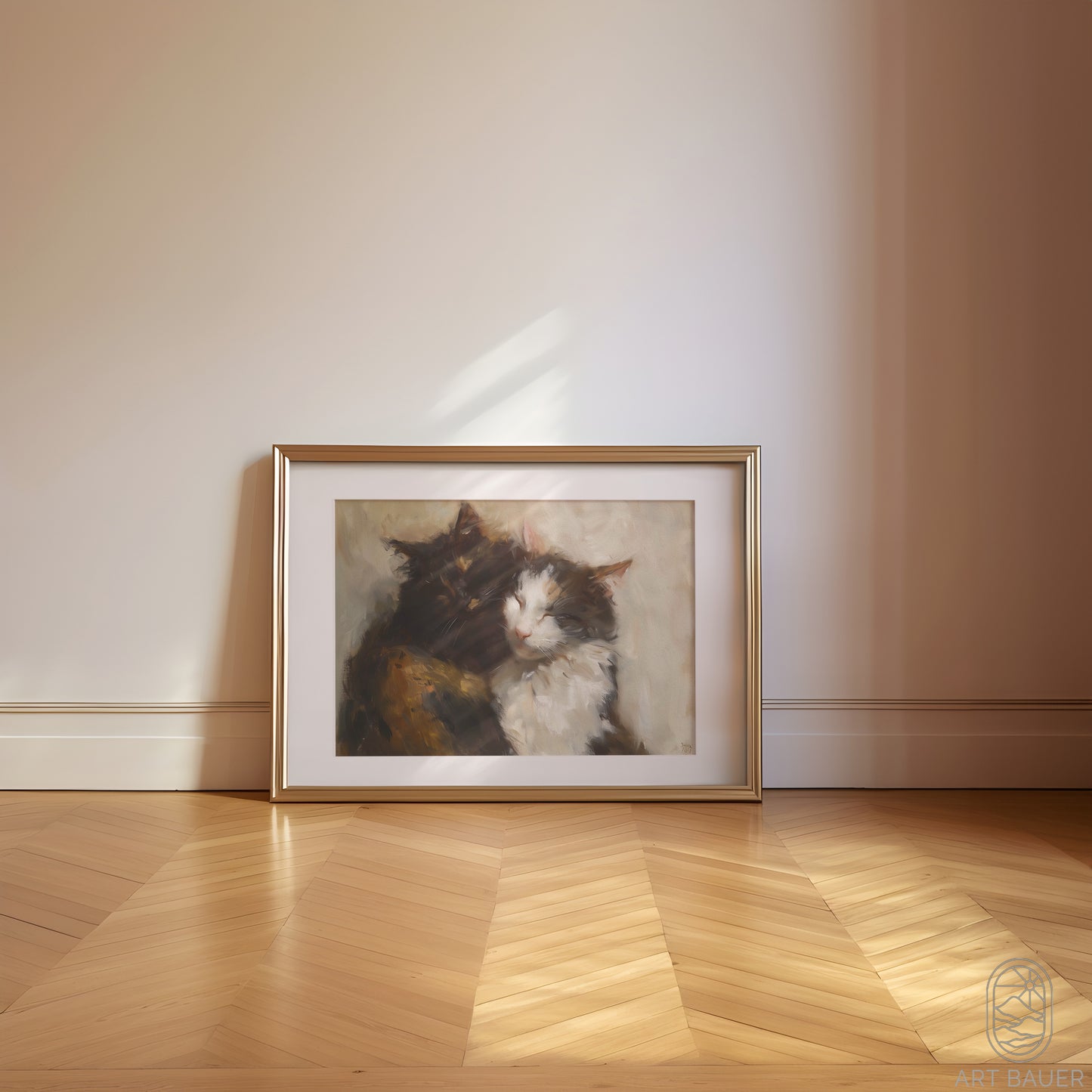 Purring Pair | Framed Print | Ingall Nocturne, 2024