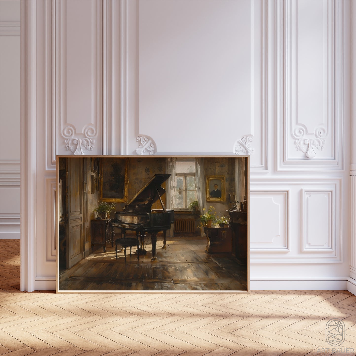 Lonely Piano | Framed Print | Ingall Nocturne, 2024