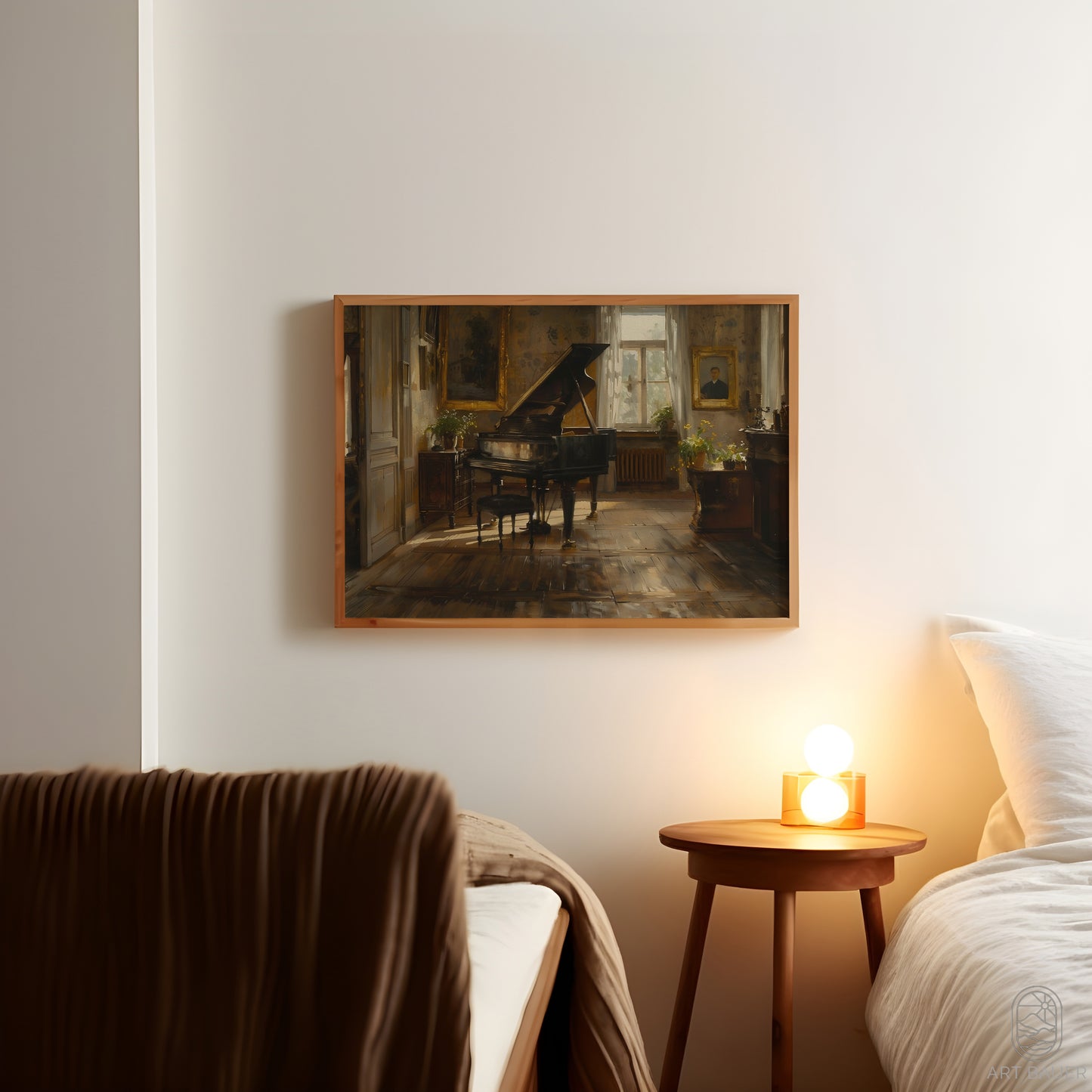 Lonely Piano | Framed Print | Ingall Nocturne, 2024