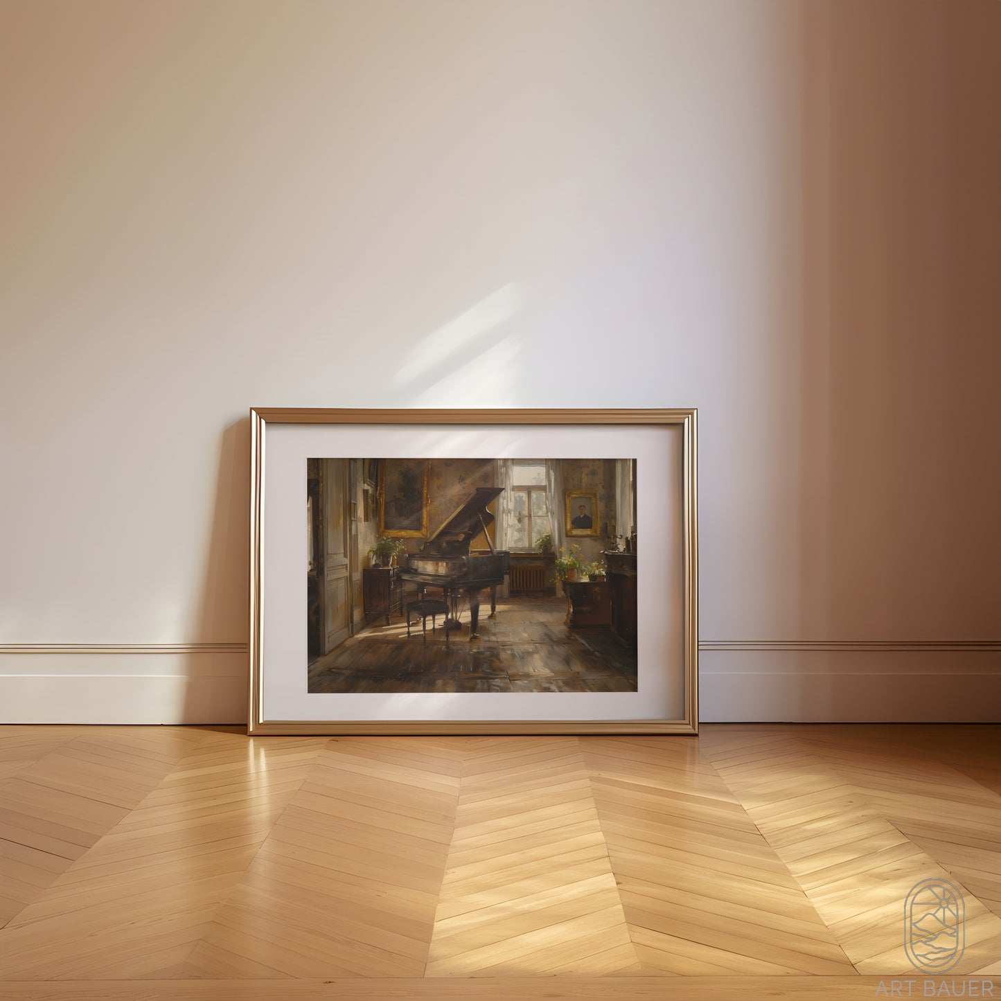 Lonely Piano | Framed Print | Ingall Nocturne, 2024