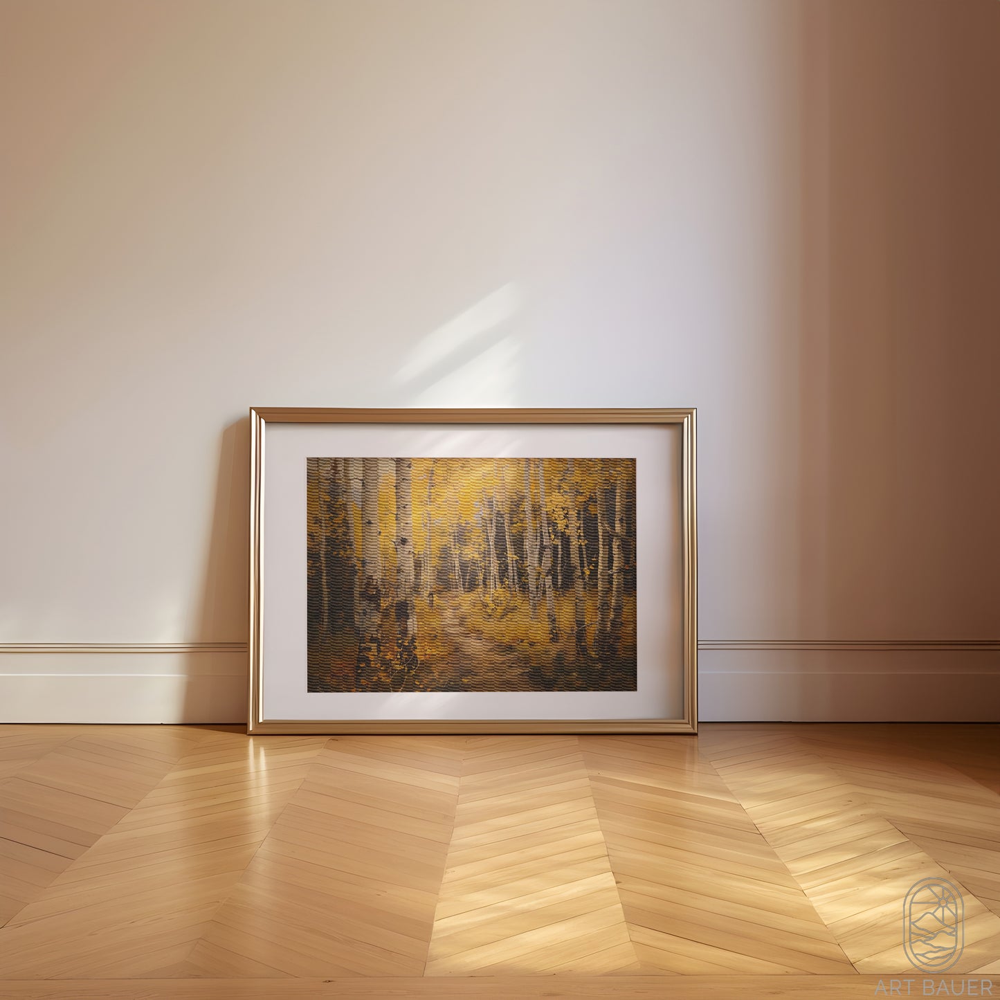 Birch Forest in Autumn | Framed Print | Ingall Nocturne, 2024