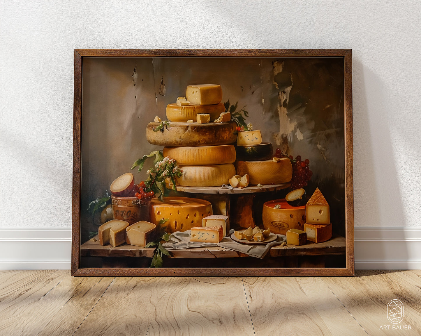 Dutch Cheeses | Framed Print | Ingall Nocturne, 2024