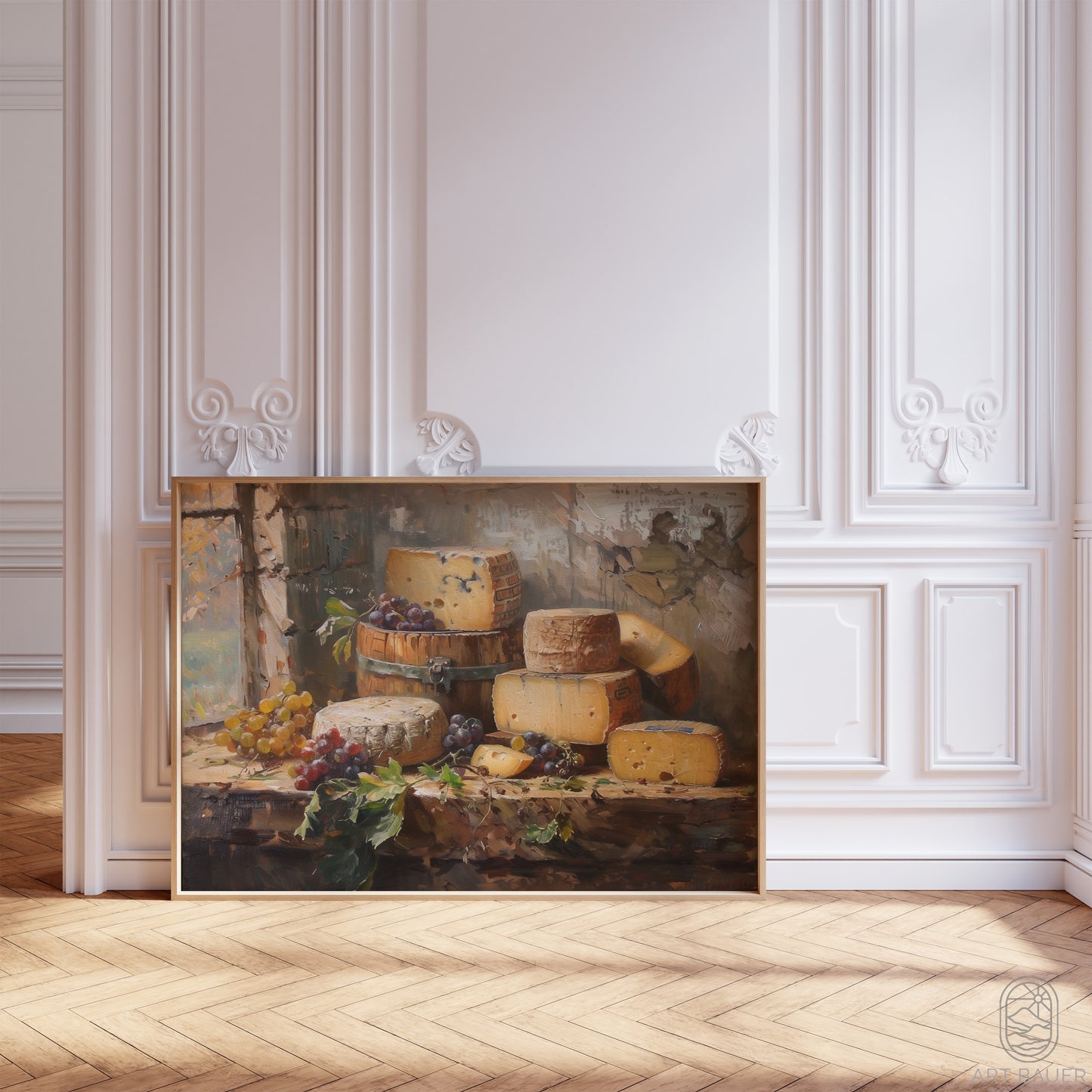 Cheese in Farmhouse | Framed Print | Ingall Nocturne, 2024