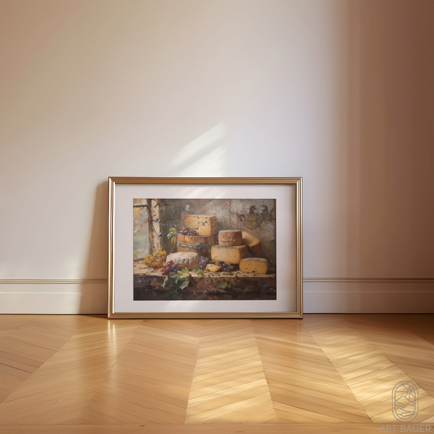 Cheese in Farmhouse | Framed Print | Ingall Nocturne, 2024