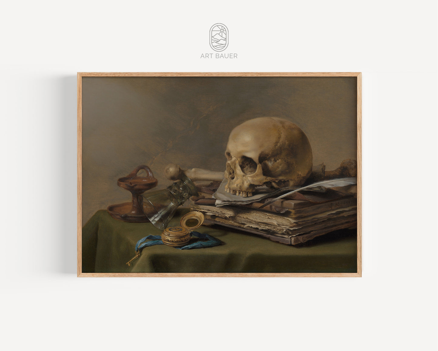 Vanitas Still Life | Framed Print | Pieter Claesz, 1630