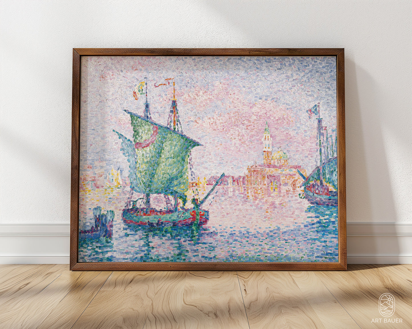 Venice, The Pink Cloud | Framed Print | Paul Signac, 1909