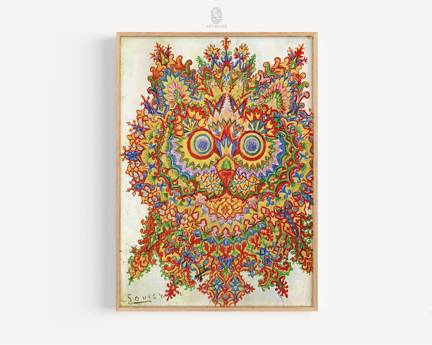 Psychedelic Cat | Louis Wain, 1930s