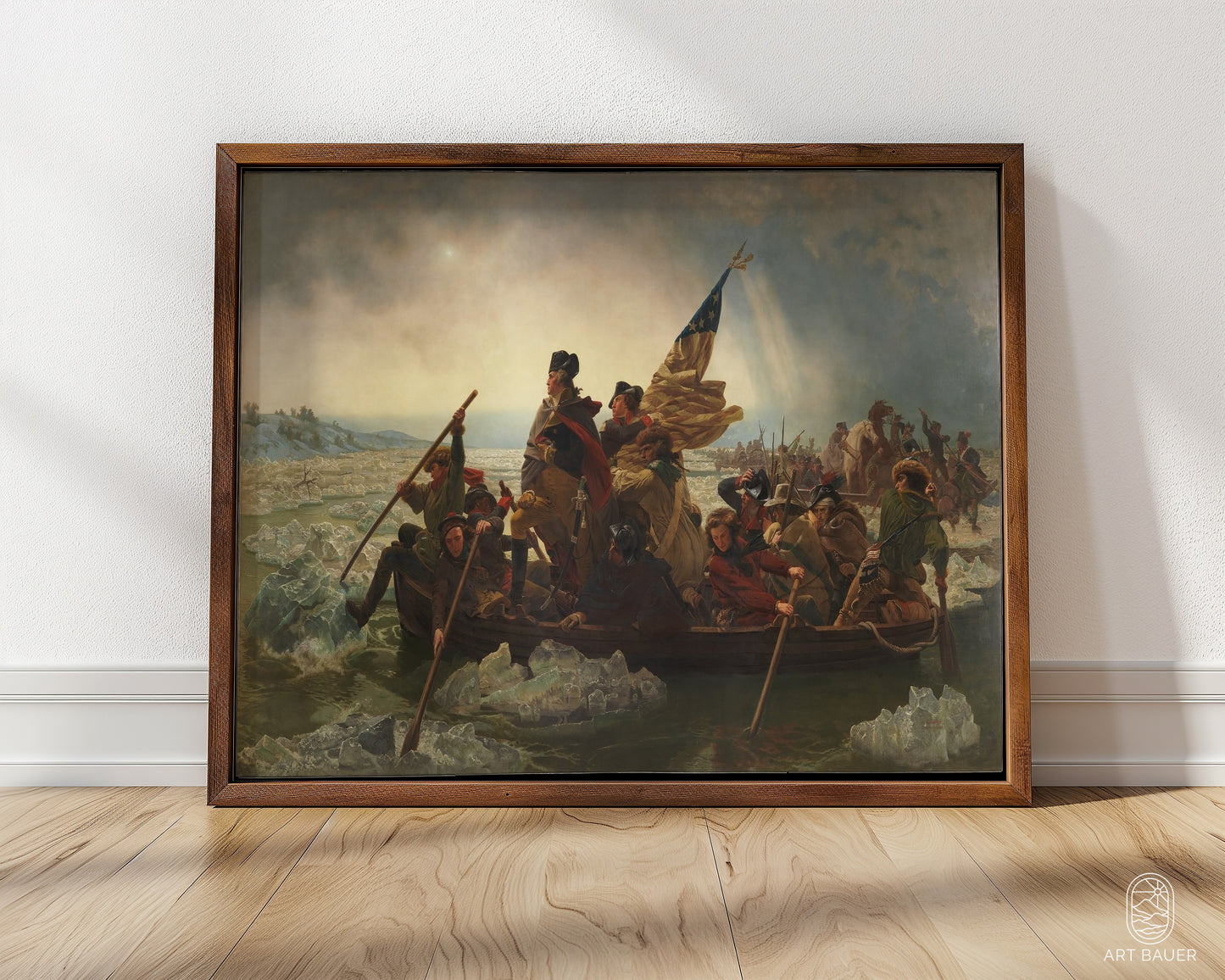 Washington Crossing the Delaware | Leutze , 1851