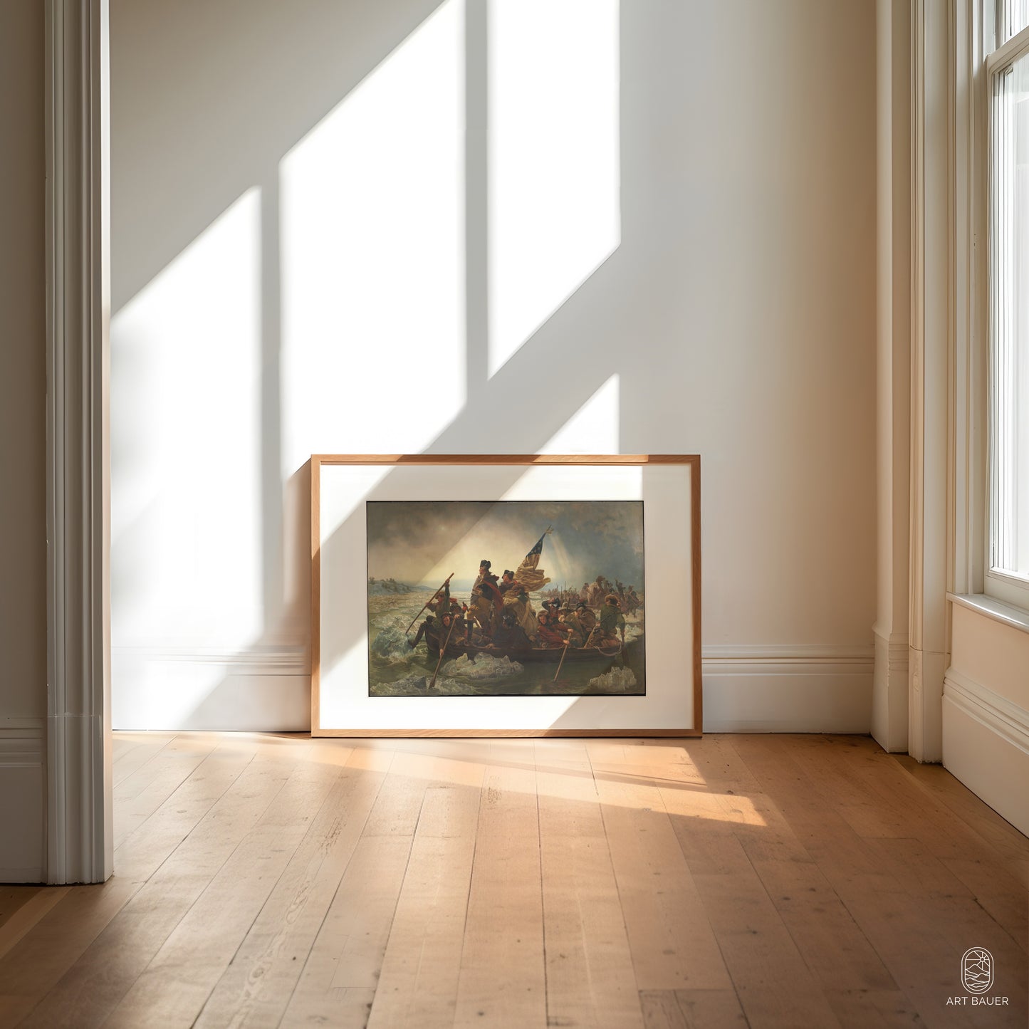 Washington Crossing the Delaware |  Framed Print | Leutze, 1851