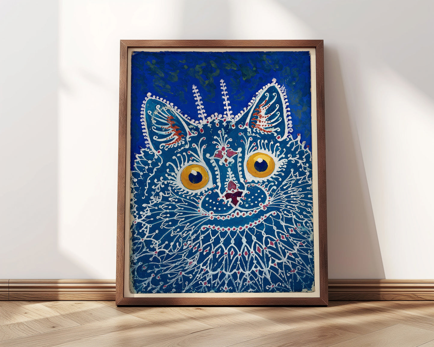 Cat in Gothic Style | Framed Print | Louis Wain, 1930s