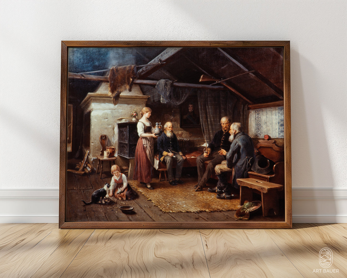 Veterans |  Framed Print | Bengt Nordenberg, 1882