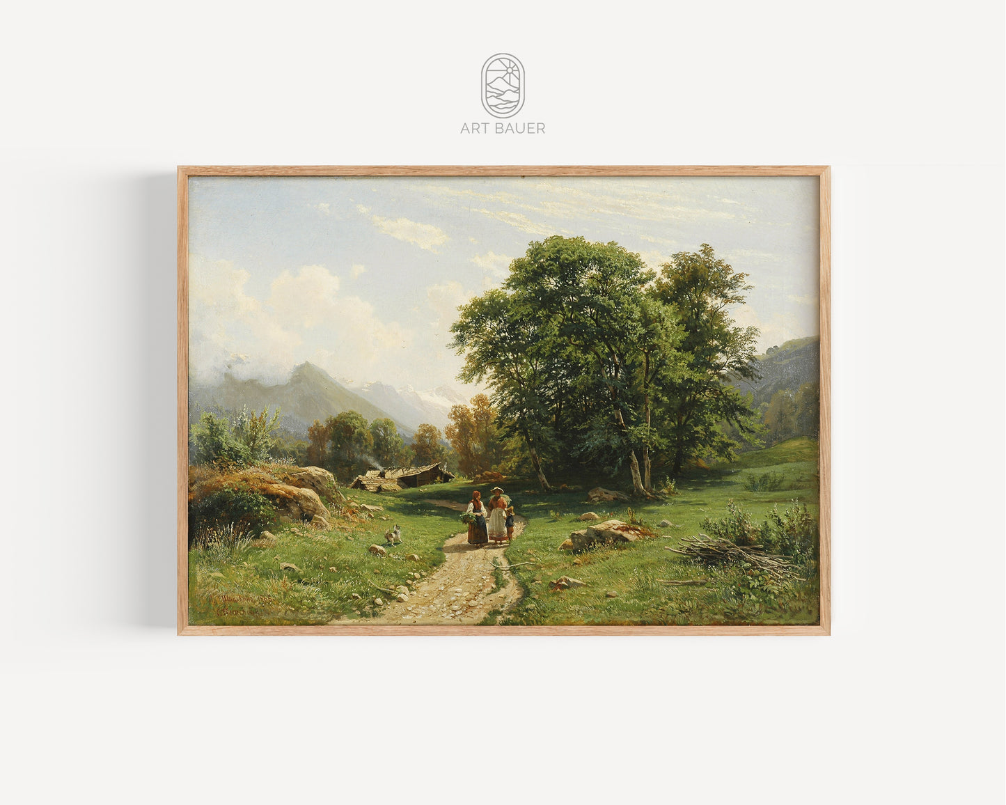 Swiss Landscape |  Framed Print | Ivan Shishkin, 1866