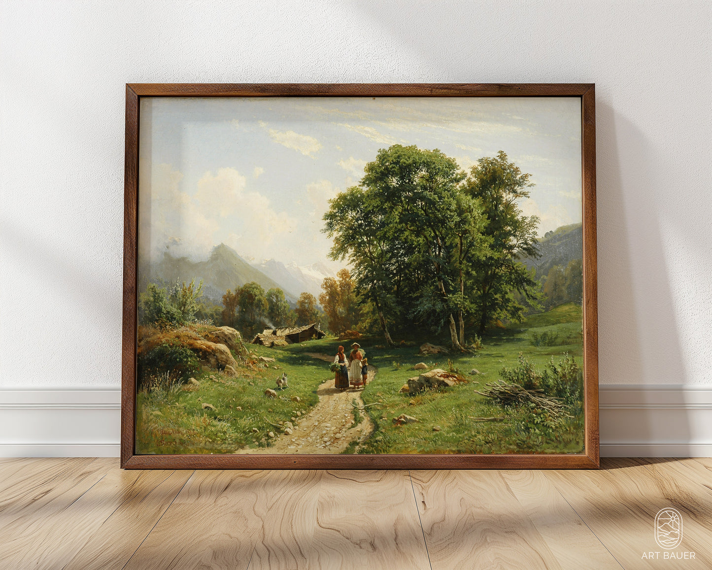 Swiss Landscape |  Framed Print | Ivan Shishkin, 1866