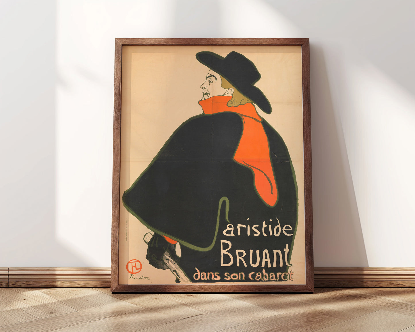 Aristide Bruant in his Cabaret | Toulouse-Lautrec, 1893