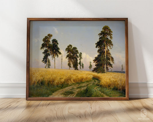 Rye |  Framed Print | Ivan Shishkin, 1878