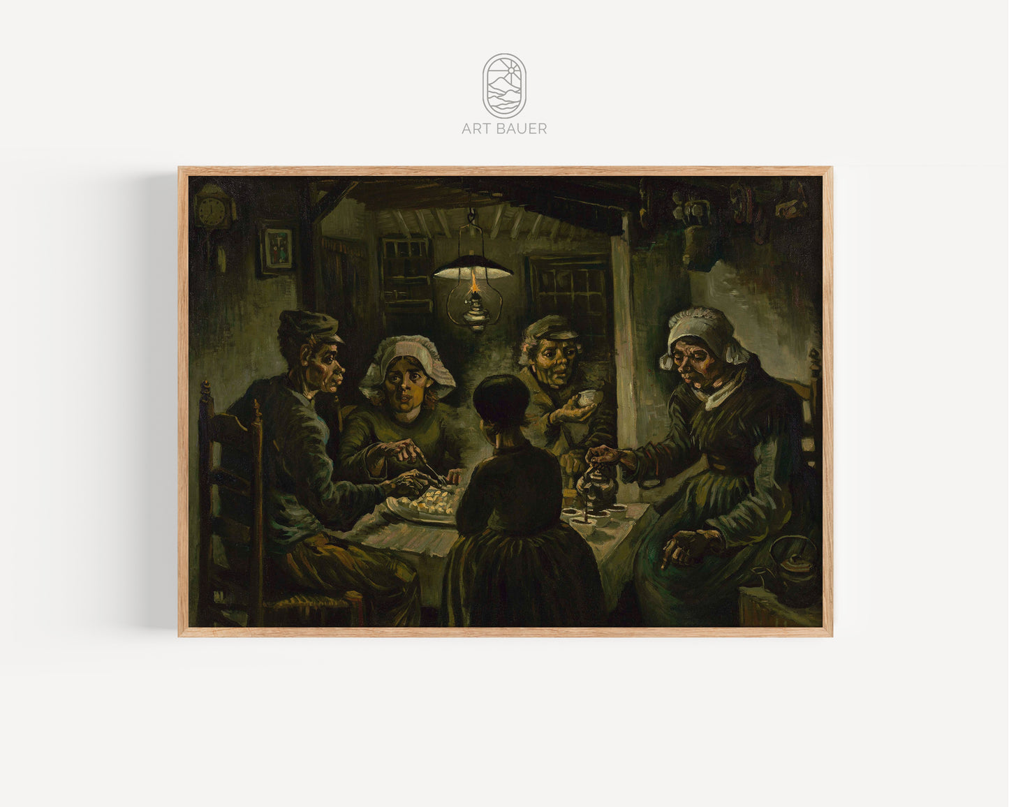 Potato Eaters |  Framed Print | Vincent Van Gogh, 1885