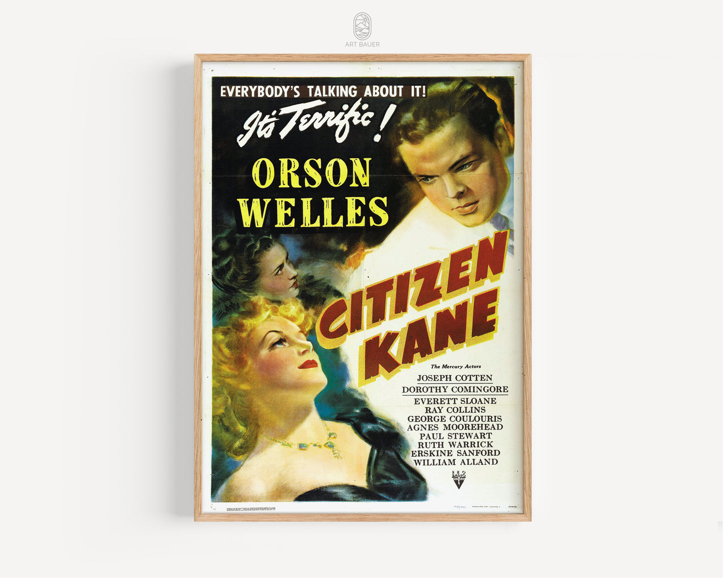 Citizen Kane Movie Poster, 1941