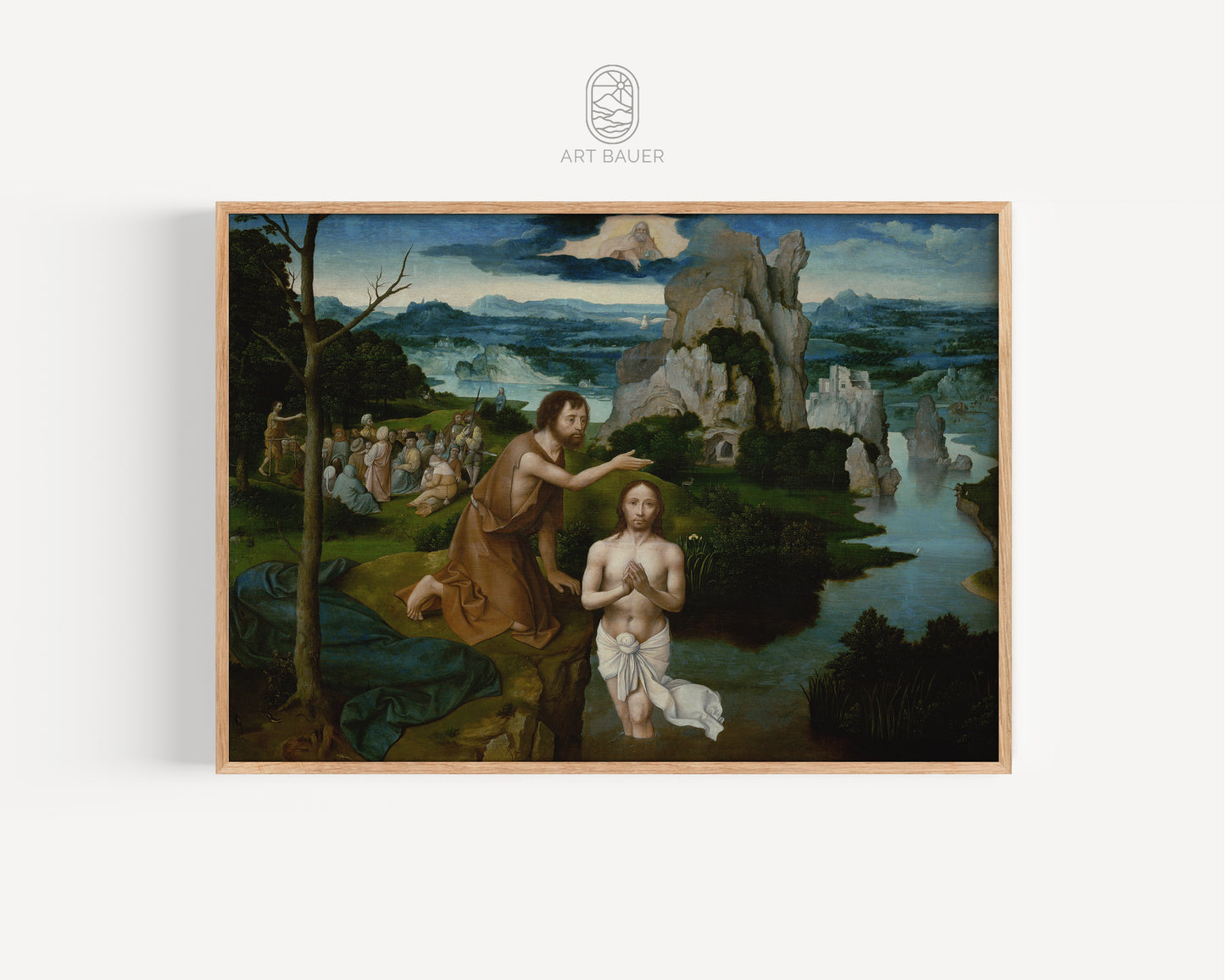 Baptism of Christ | Framed Print | Joachim Patinir, 1515