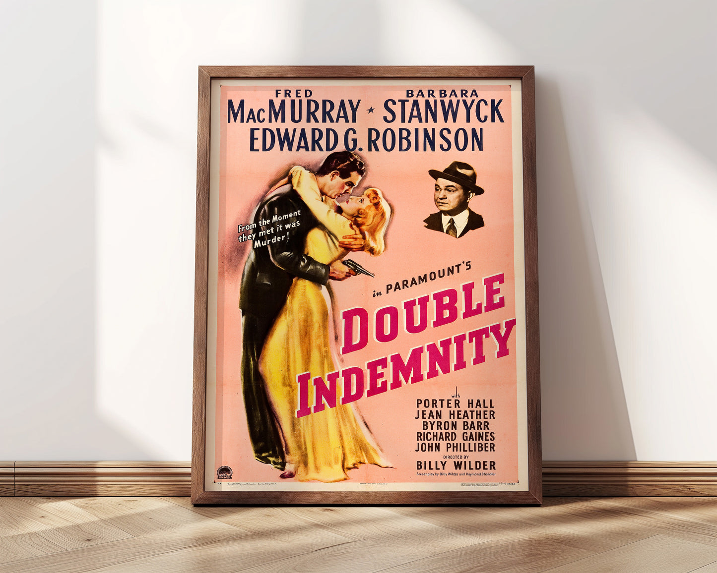 Double Indemnity Movie Poster, 1944