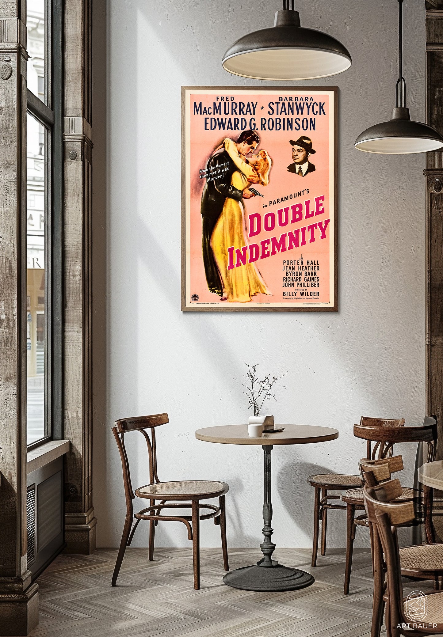 Double Indemnity Movie Poster | Framed Print | 1944