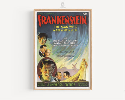 Frankenstein Film Poster | Directed by James Whale, 1931