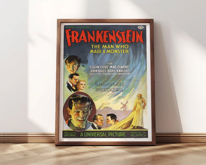 Frankenstein Film Poster | Directed by James Whale, 1931