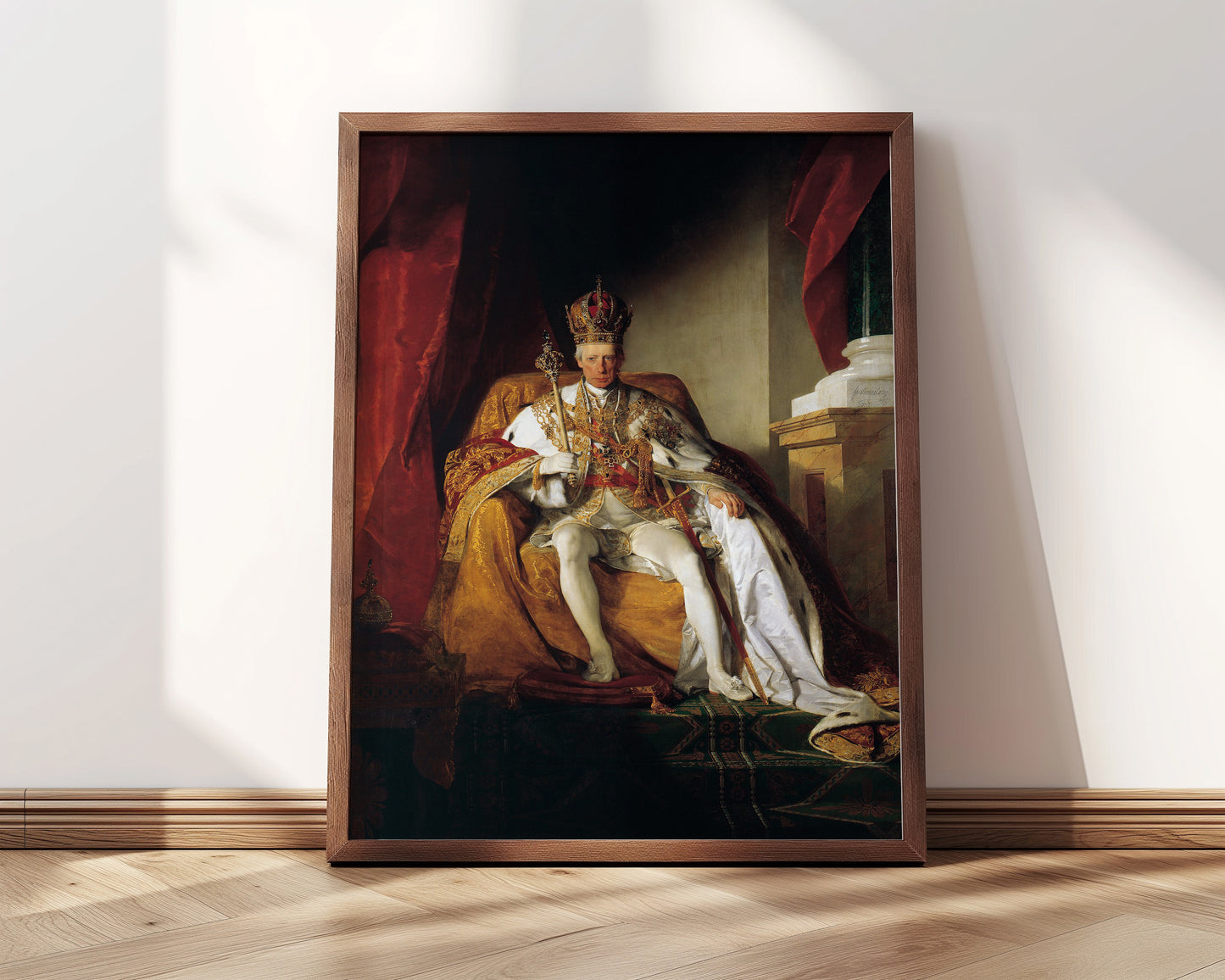 Emperor Franz I of Austria | Framed Print | Friedrich von Amerling, 1832