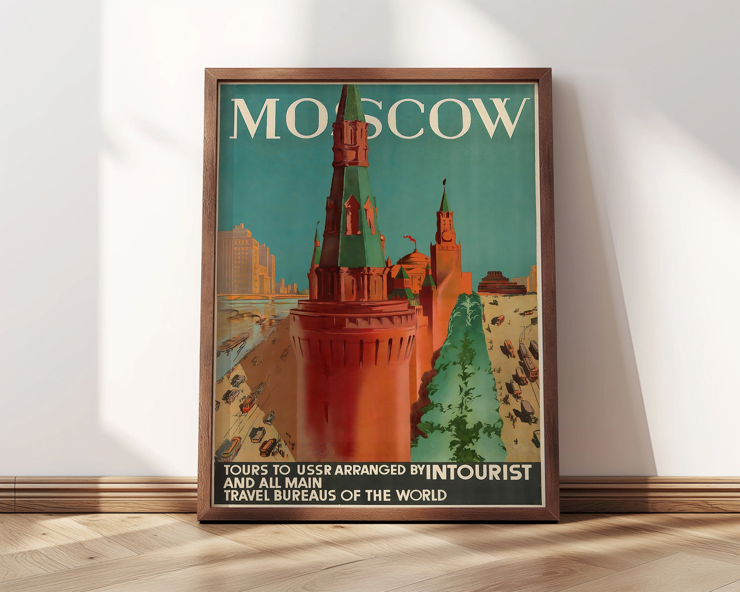 Moscow Travel Poster, 1930s