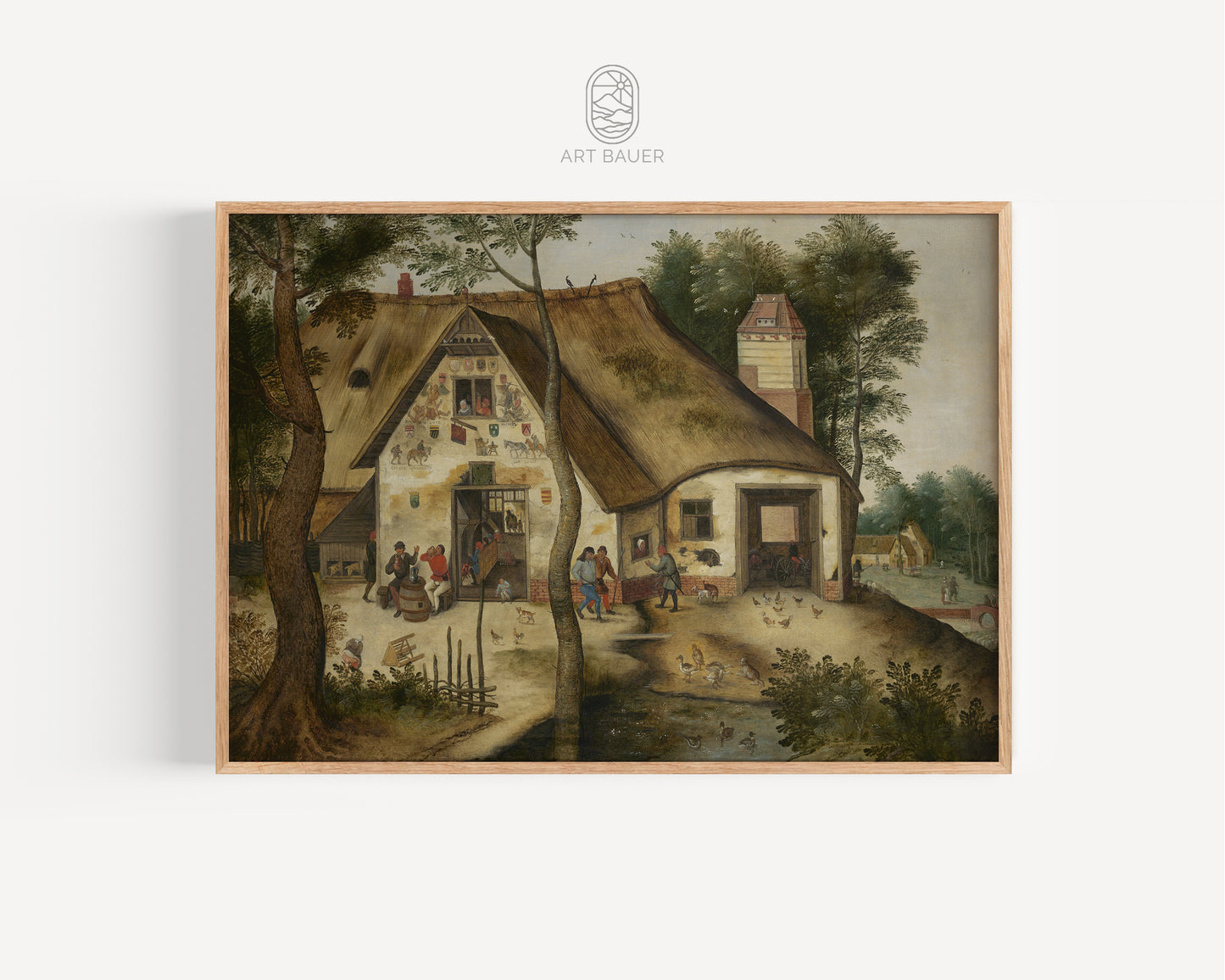 St. Michael's Tavern | Framed Print | Pieter Brueghel the Younger, 1625