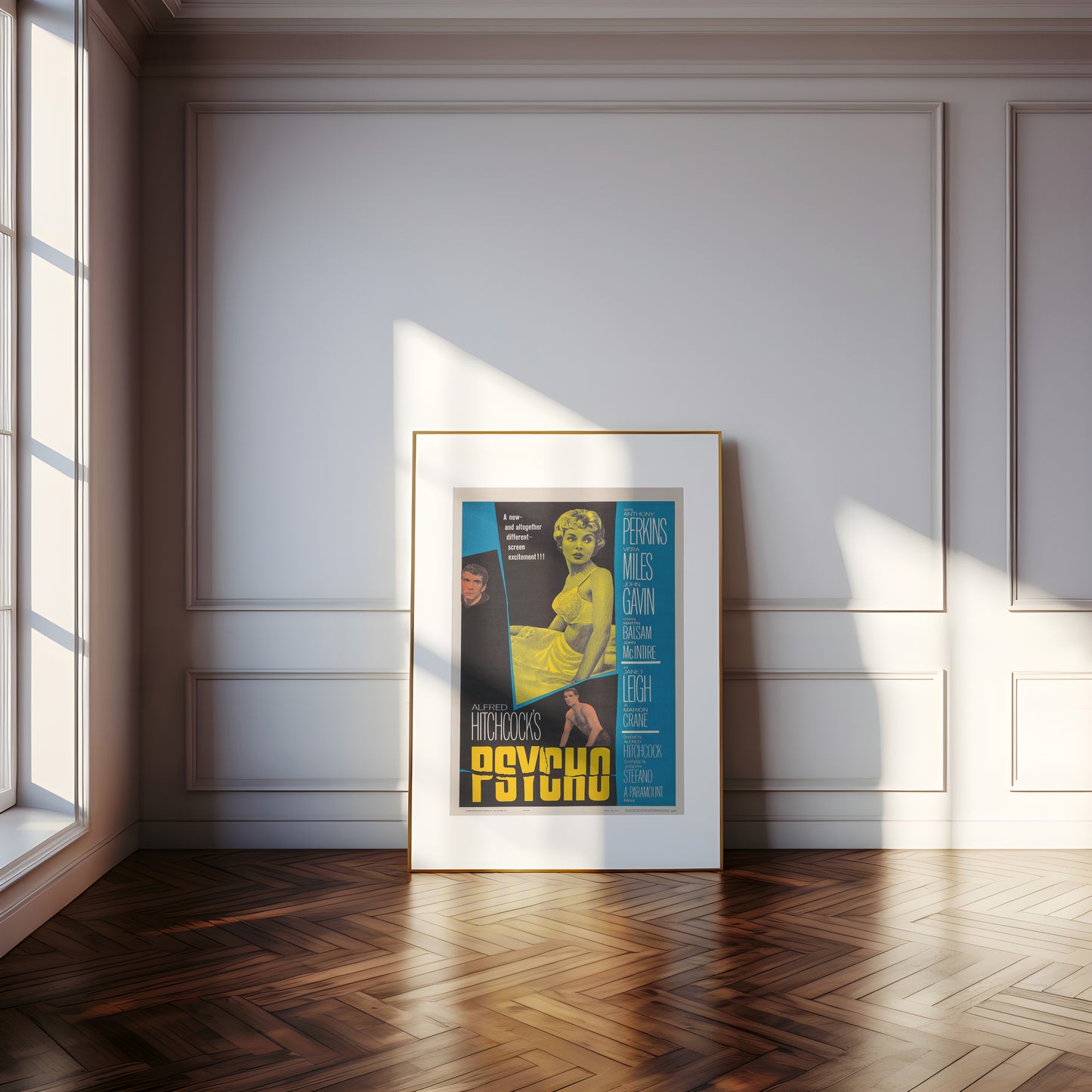 Psycho Film Poster, 1960 | Framed Print