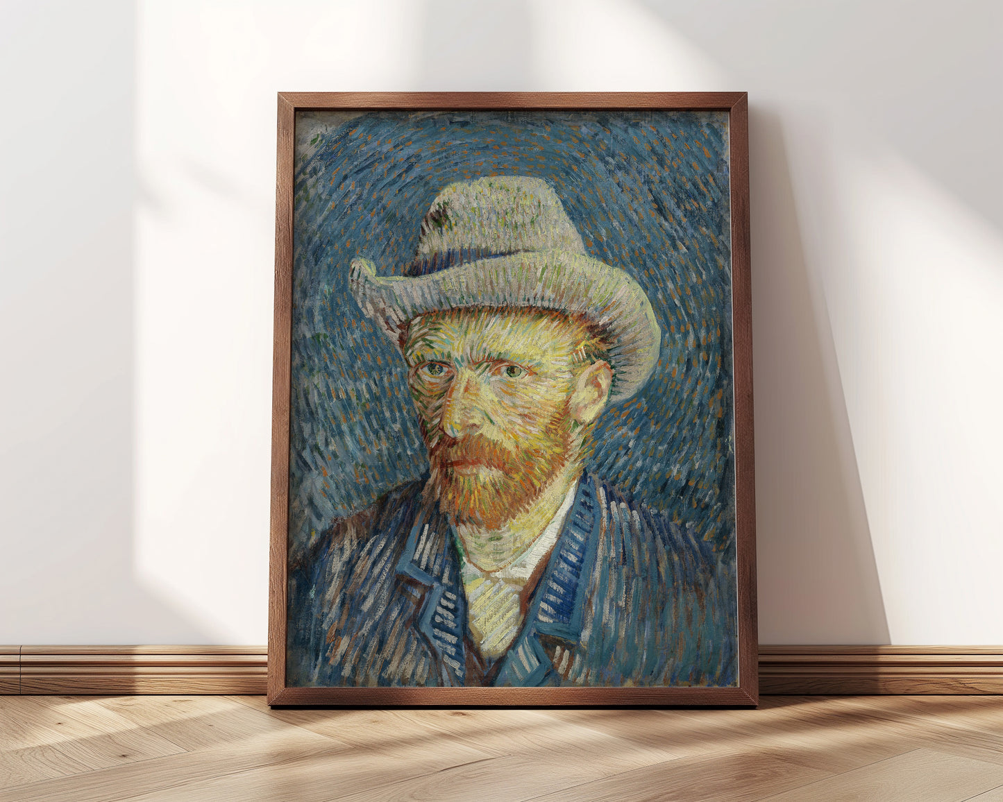 Self-Portrait with Grey Felt Hat | Framed Print | Vincent Van Gogh, 1887