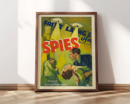 Spies (Spione) Film Poster | Directed by Fritz Lang, 1928