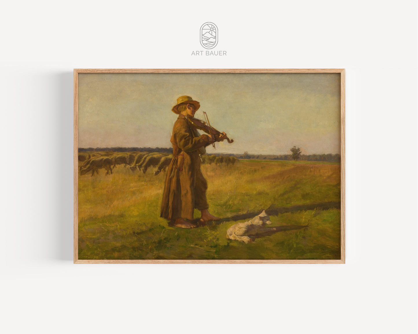 Cowherd | Framed Print | Józef Chełmoński, 1897