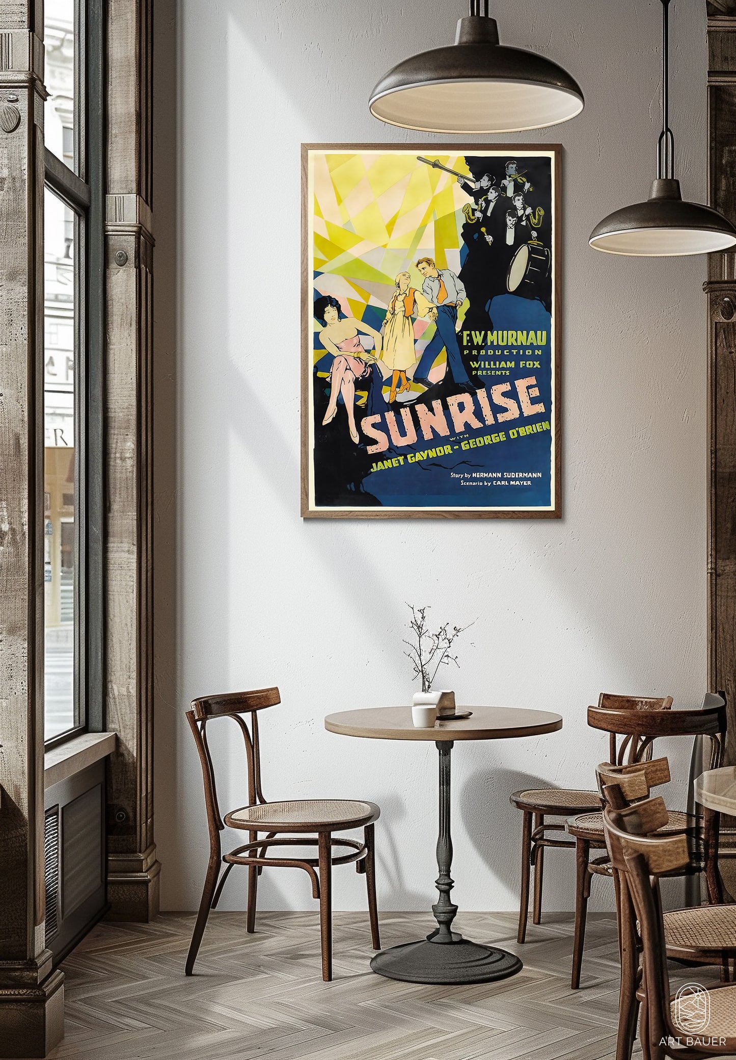 Sunrise, A Song of Two Humans Movie Poster | Framed Print | 1927