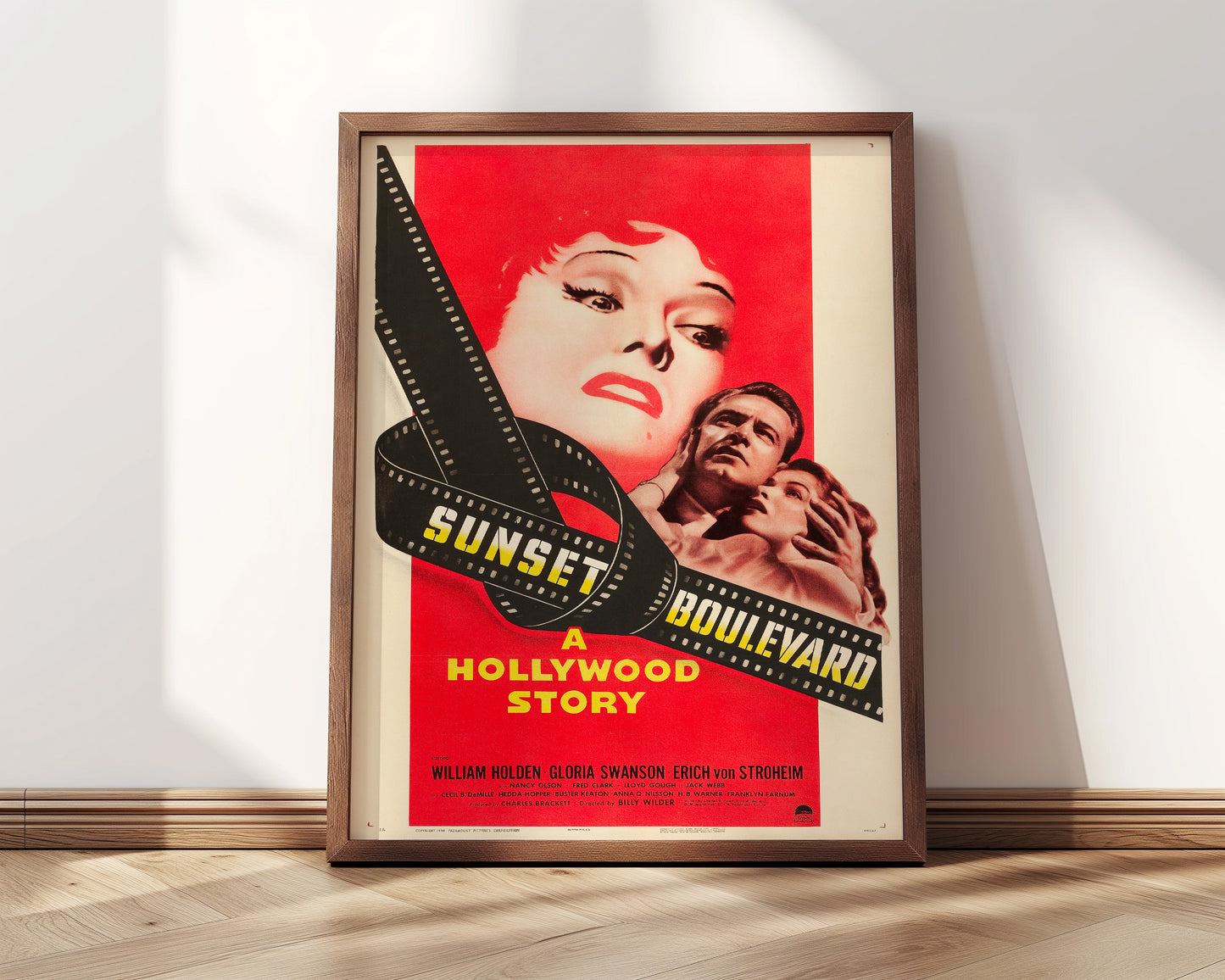 Sunset Boulevard Movie Poster, 1950