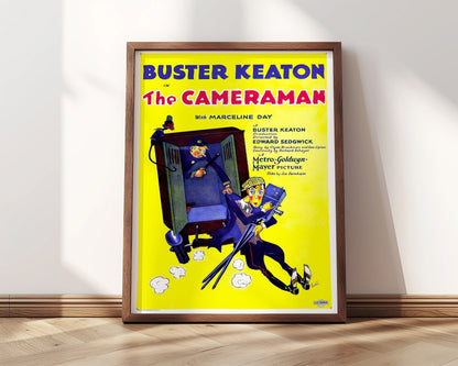 The Cameraman Film Poster | Directed by Buster Keaton, 1928