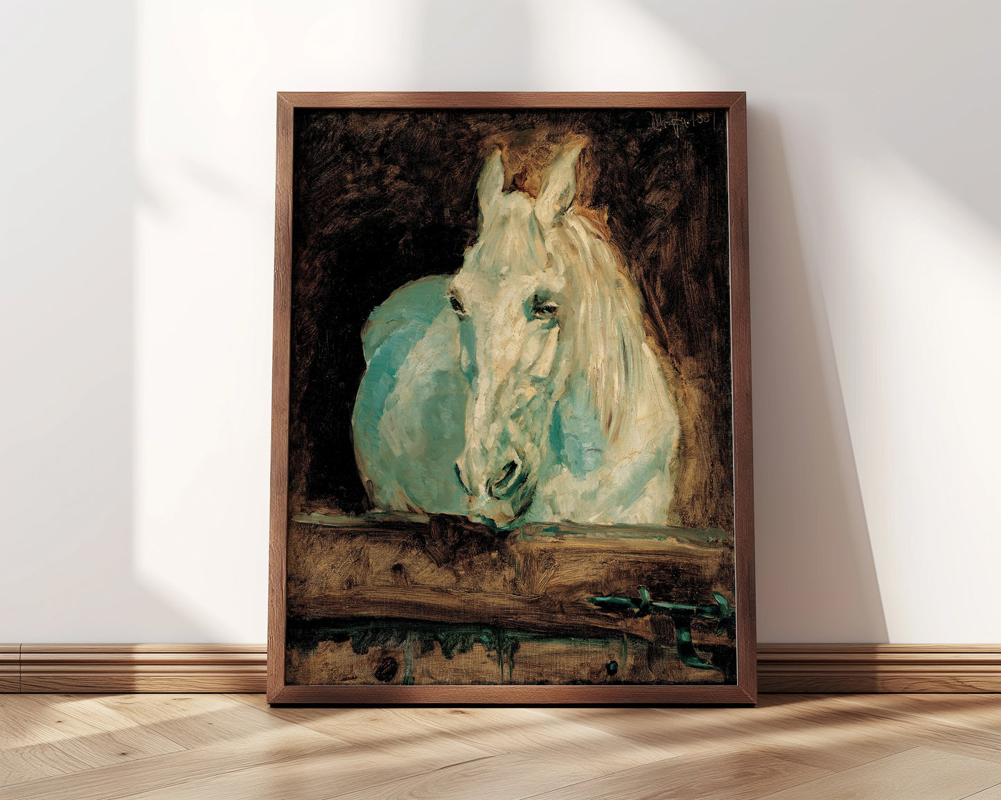 White Horse | Framed Print | Toulouse-Lautrec, 1881