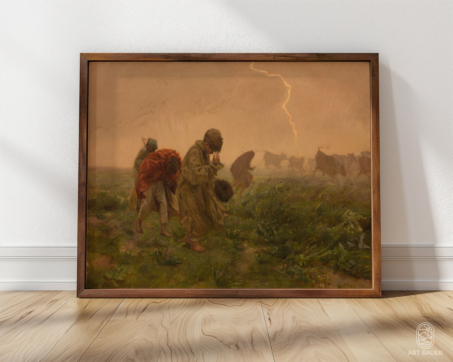 Thunderstorm | Framed Print | Józef Chełmoński, 1896