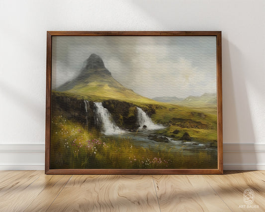 Icelandic Landscape | Framed Print | Ingall Nocturne, 2024