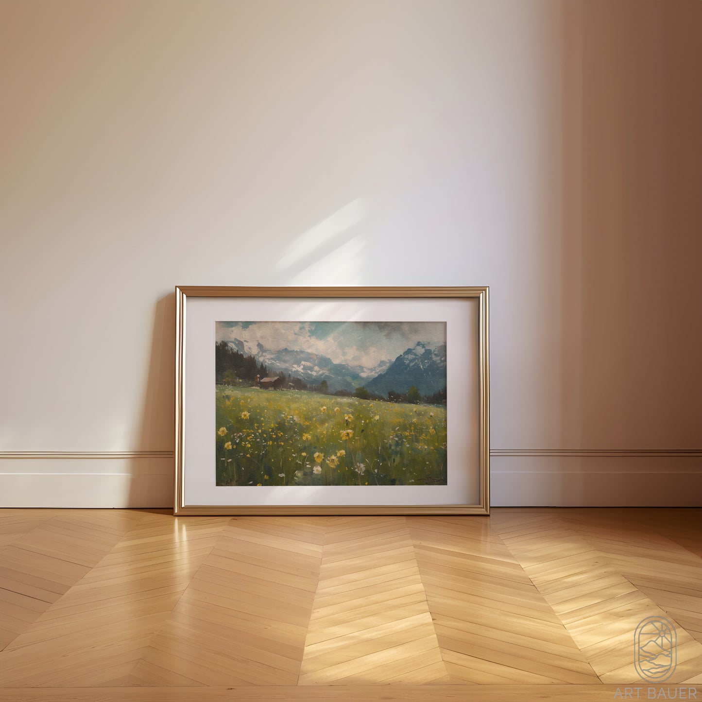 Alpine Meadows Mountain View | Framed Print | Ingall Nocturne, 2024