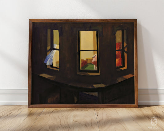 Night Windows | Framed Print | Edward Hopper, 1928