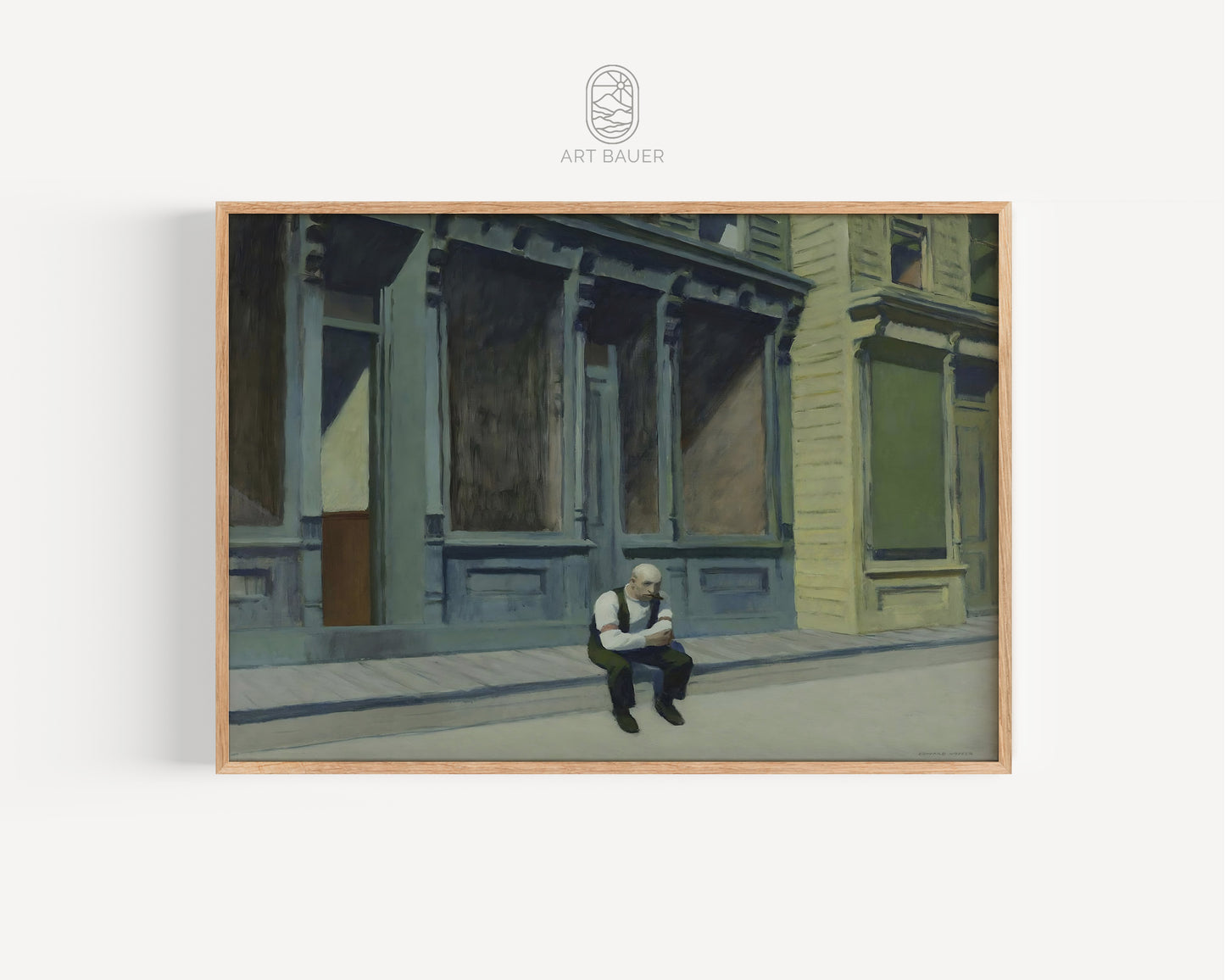 Sunday |  Framed Print | Edward Hopper, 1926