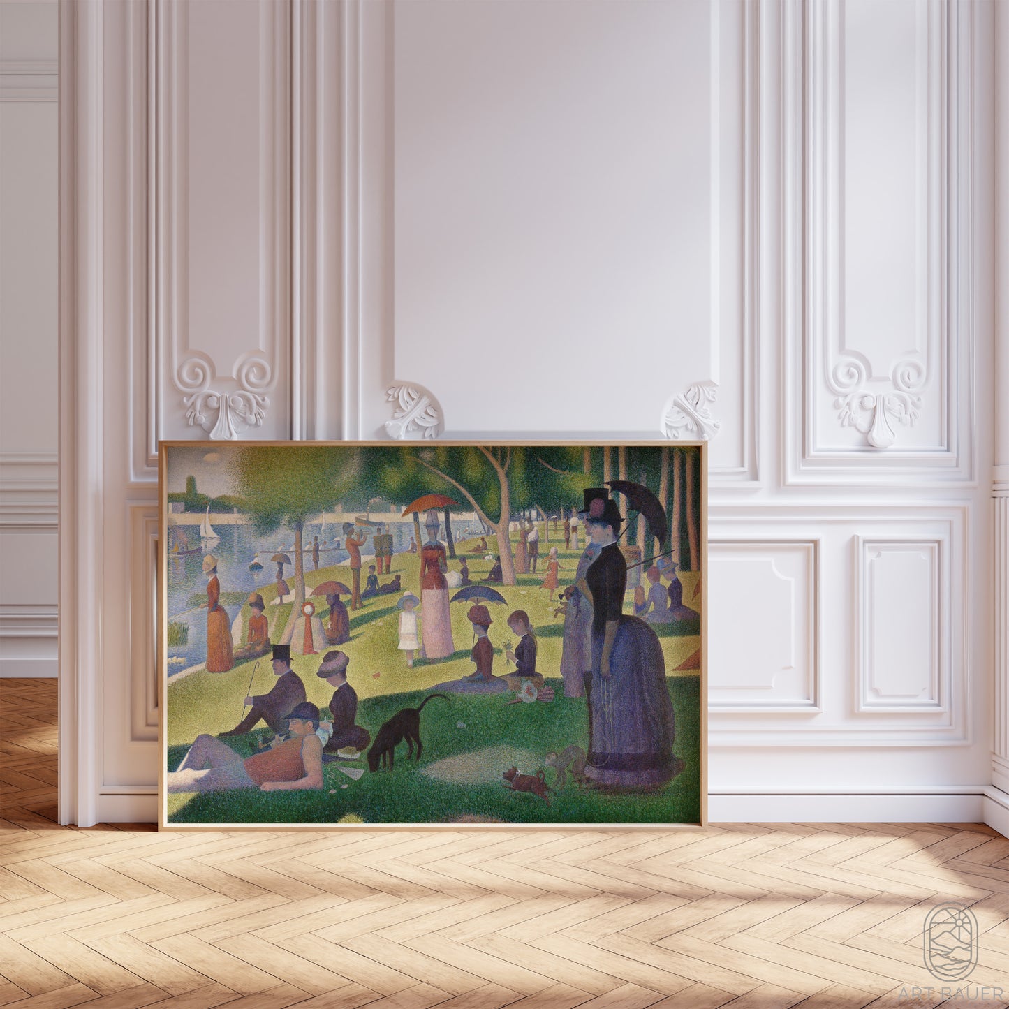 La Grande Jatte |  Framed Print | Georges Seurat, 1886