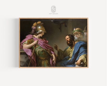 Socrates and Alcibiades | Francois Vincent, 1776