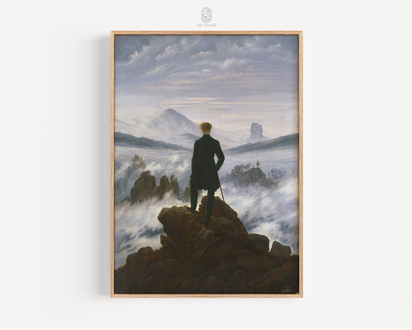 Wanderer Above the Sea of Fog | Framed Print | Caspar Friedrich, 1818