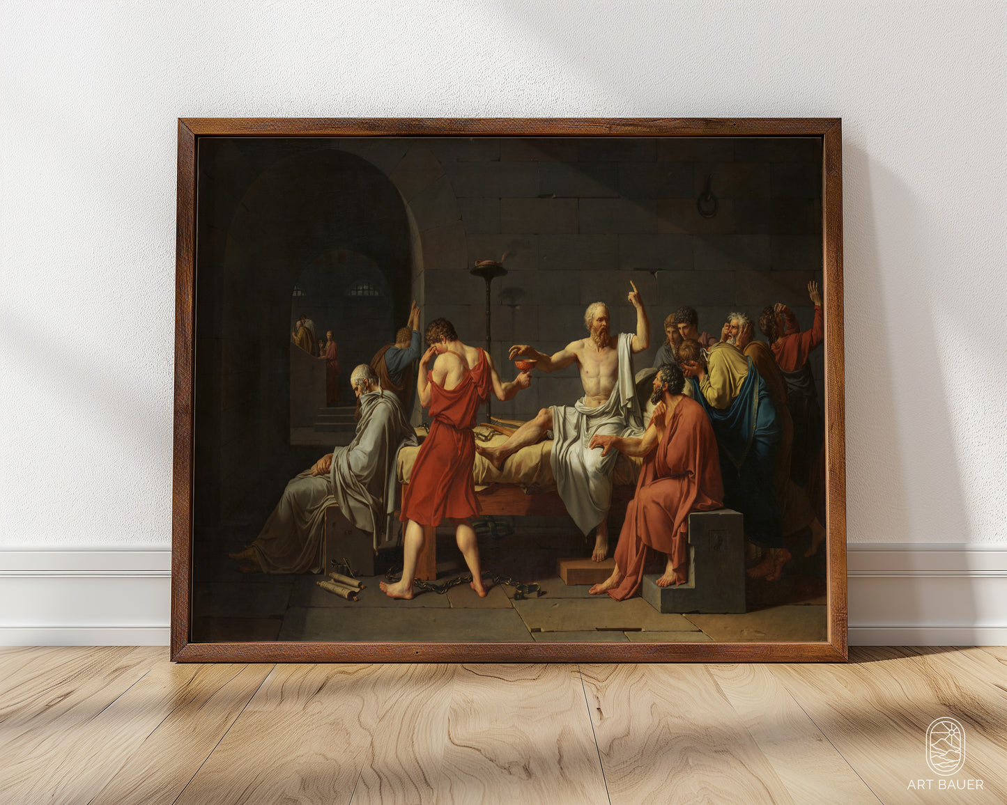 Death of Socrates | Framed Print | Jacques David, 1787