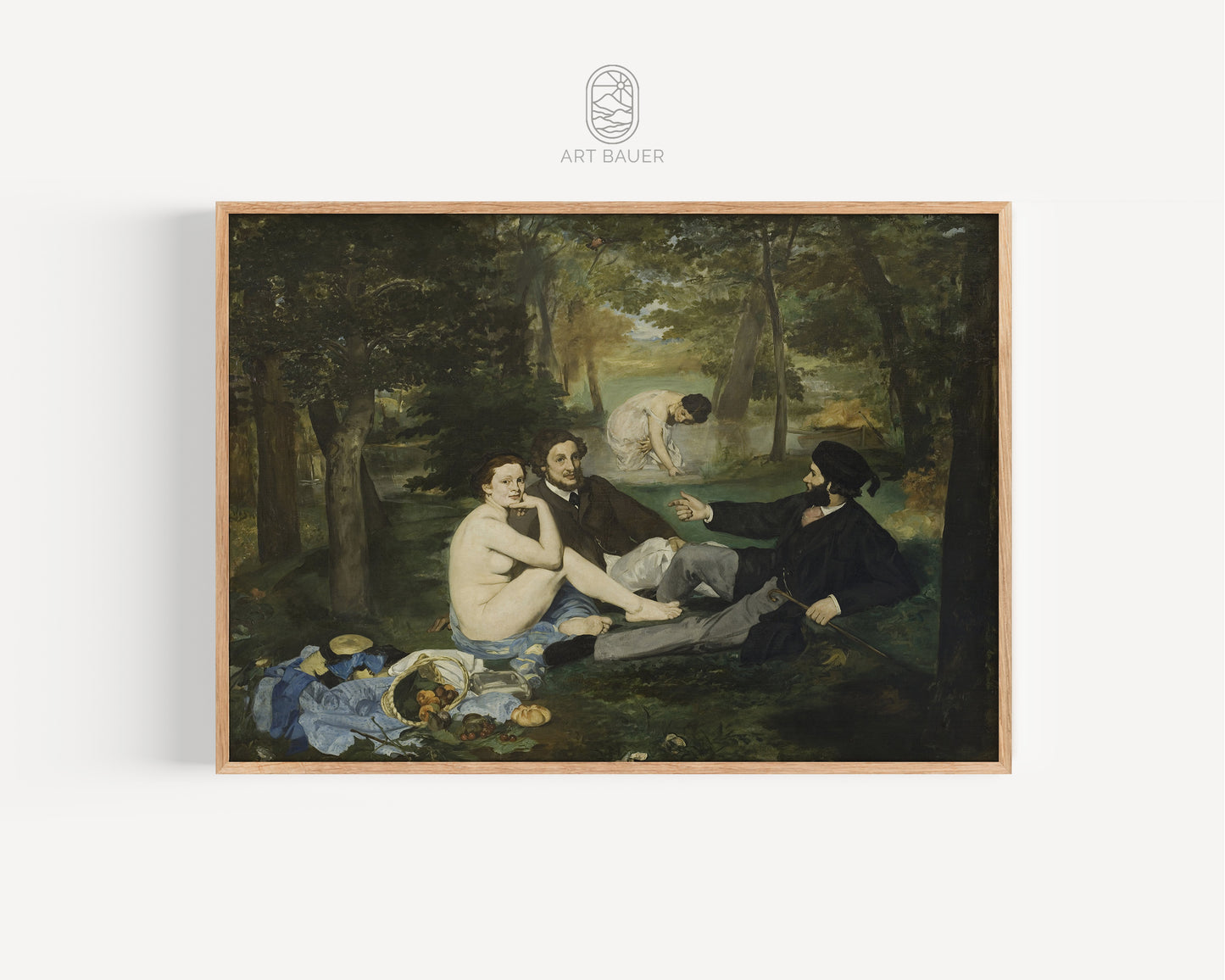 Luncheon on the Grass | Framed Print | Edouard Manet, 1863