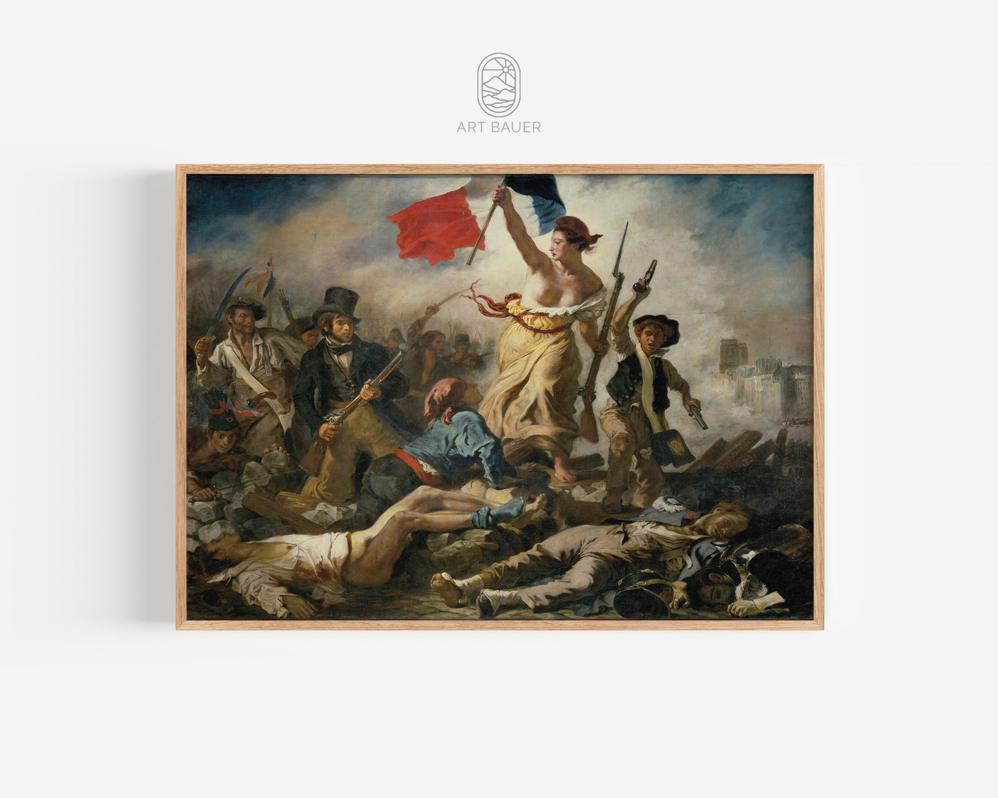 Liberty Leading the People | Framed Print | Eugene Delacroix, 1830