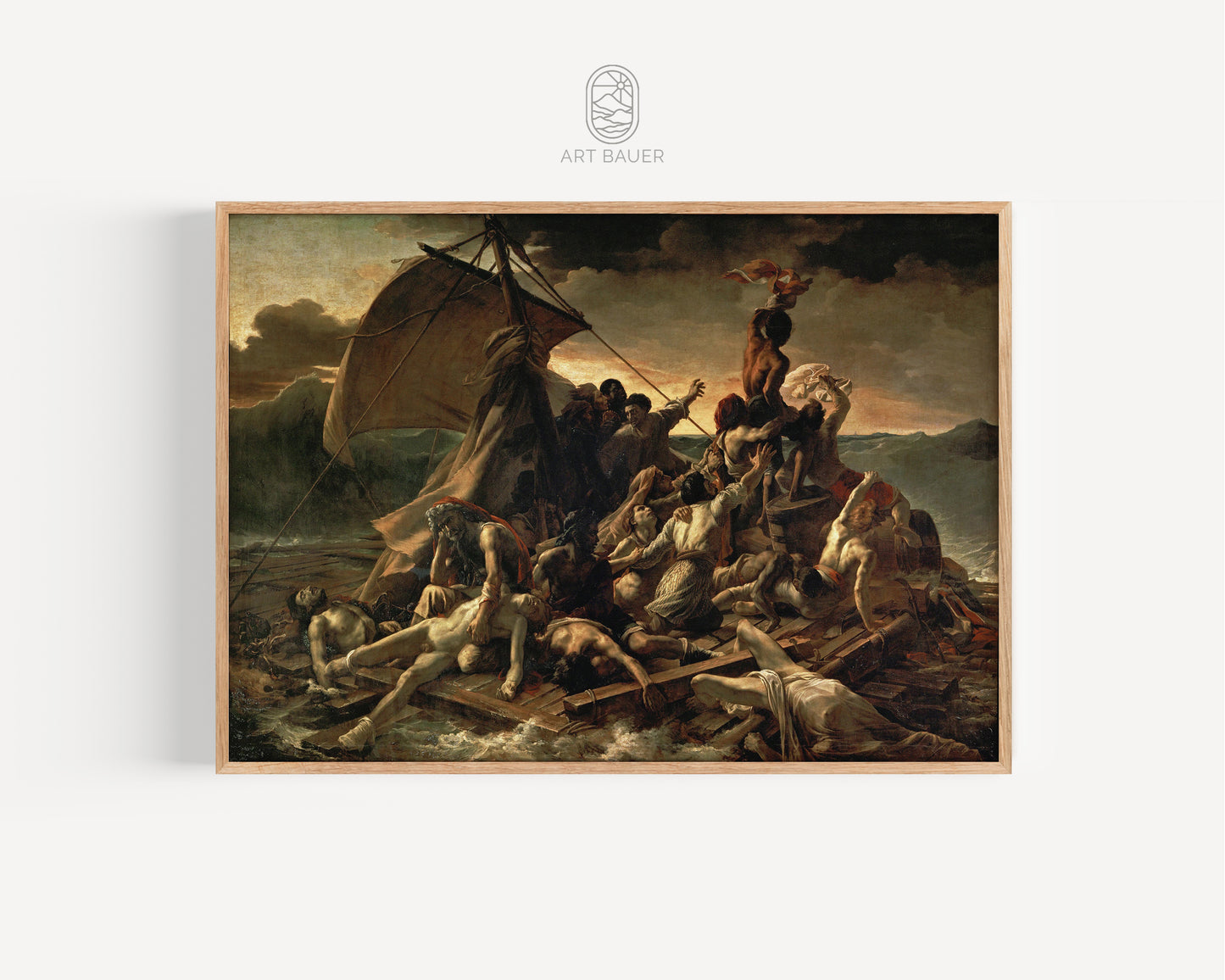 Raft of Medusa | Framed Print | Theodore Gericault, 1819